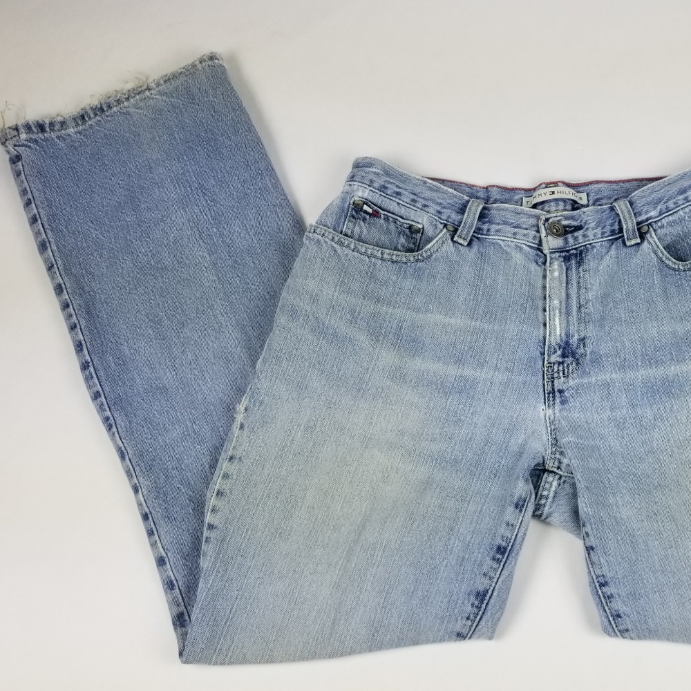 Tommy Hilfiger Vintage Distressed High-waste Jeans